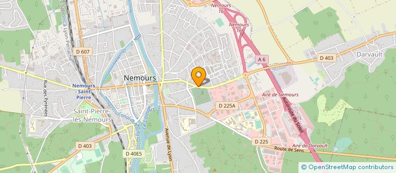 localisation de l'entreprise AMS ASSISTANCE MEDICAL SERVICE à NEMOURS