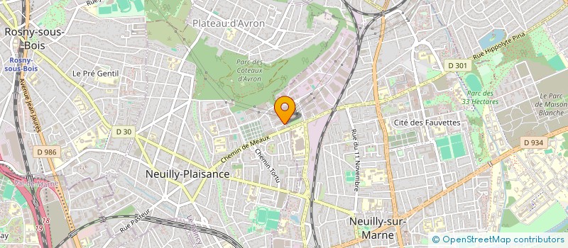 localisation de l'entreprise AMS AUDIOTEL MINITEL SERVICES à NEUILLY-PLAISANCE
