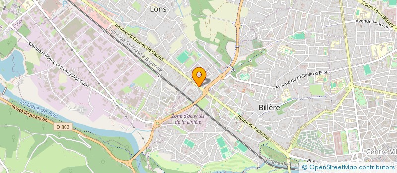 localisation de l'entreprise AMS AUTO à BILLERE