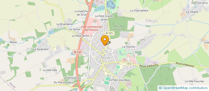localisation de l'entreprise AMS AUTOMOBILES à NOZAY