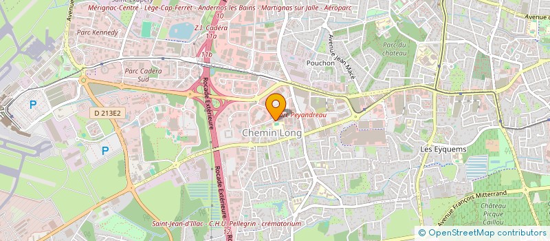 localisation de l'entreprise AMS-BORDEAUX MERIGNAC  MERIGNAC