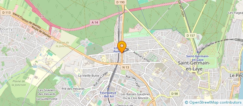 localisation de l'entreprise AMS CARS  SAINT-GERMAIN-EN-LAYE