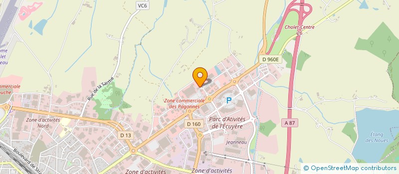 localisation de l'entreprise AMS-CHOLET à CHOLET