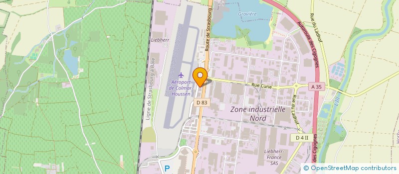 localisation de l'entreprise AMS-COLMAR  COLMAR