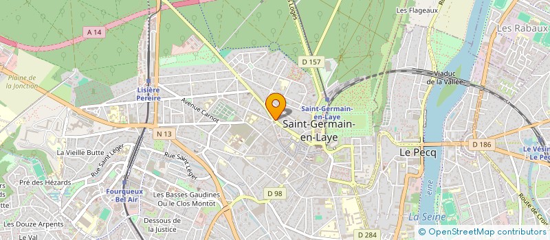 localisation de l'entreprise AMS COMMUNICATIONS  SAINT-GERMAIN-EN-LAYE