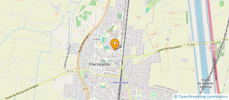 localisation de l'entreprise AMS COMPANY  PIERRELATTE