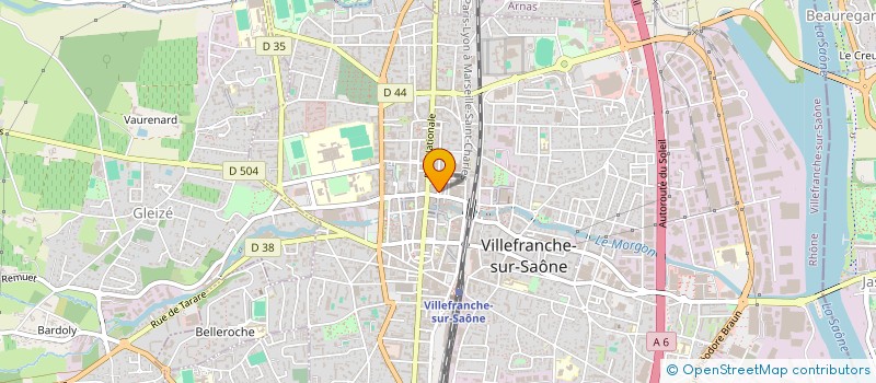 localisation de l'entreprise AMS CONCEPT  VILLEFRANCHE-SUR-SAONE