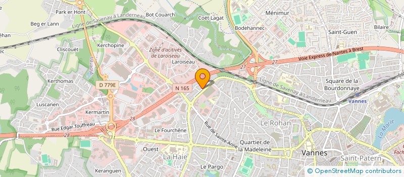 localisation de l'entreprise AMS CONSEIL à VANNES