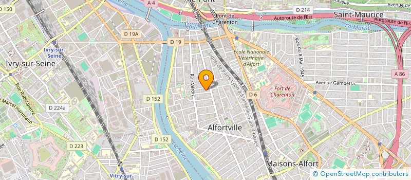 localisation de l'entreprise AMS CONSULTING EURL à ALFORTVILLE