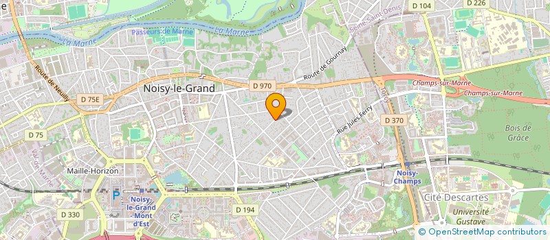 localisation de l'entreprise AMS DISTRI MARNE à NOISY-LE-GRAND