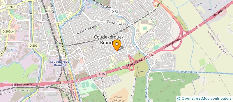 localisation de l'entreprise AMS DISTRIBUTION  COUDEKERQUE-BRANCHE