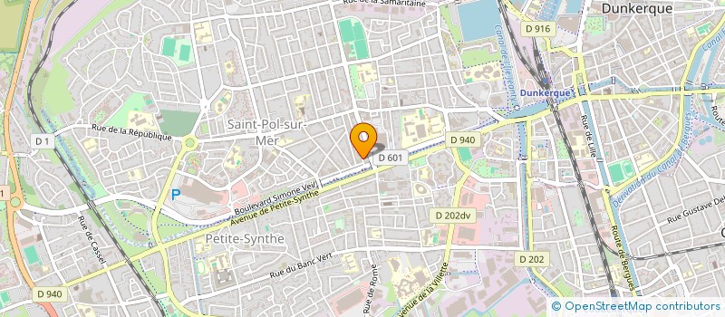 localisation de l'entreprise AMS - DUNKERQUE à DUNKERQUE