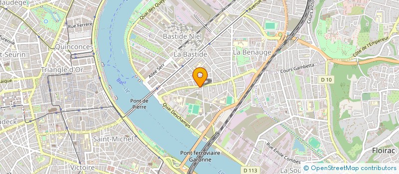 localisation de l'entreprise AMS EXPERTISE à BORDEAUX