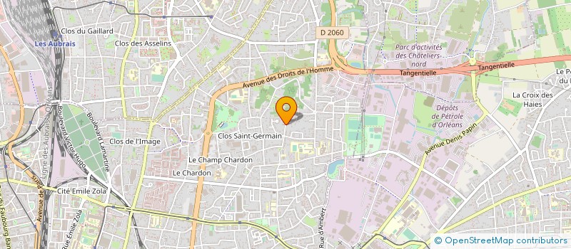 localisation de l'entreprise AMS EXPRESS  ORLEANS