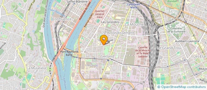 localisation de l'entreprise AMS FACILITY à LYON