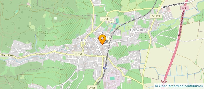 localisation de l'entreprise AMS FERMETURES à BARR