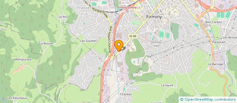 localisation de l'entreprise AMS-FIRMINY à FIRMINY