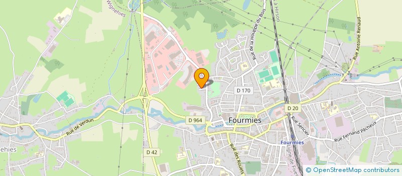 localisation de l'entreprise AMS-FOURMIES  FOURMIES