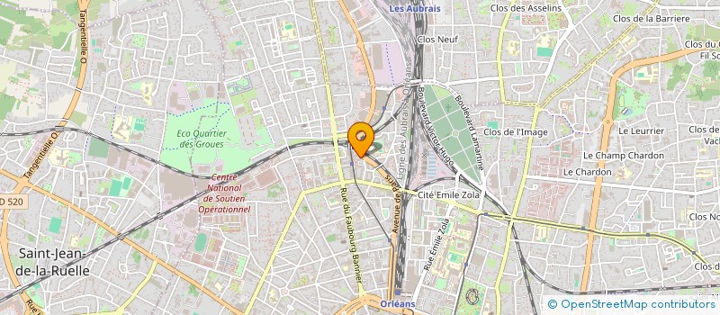 localisation de l'entreprise AMS FRANCE à ORLEANS