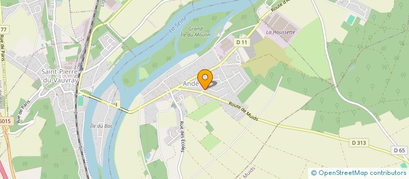 localisation de l'entreprise AMS GESTION  ANDE