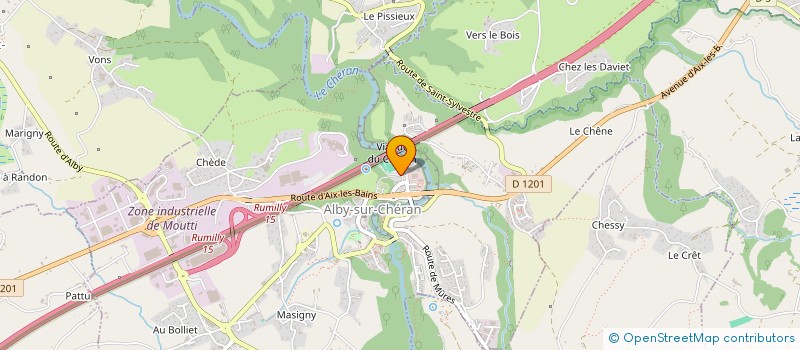 localisation de l'entreprise AMS GROUPEMENT à ALBY-SUR-CHERAN