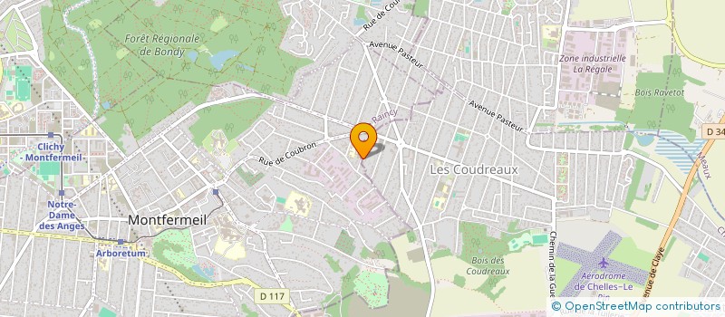 localisation de l'entreprise AMS IMMO  CHELLES