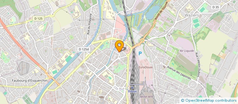 localisation de l'entreprise AMS IMMO à DOUAI