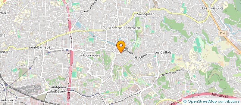 localisation de l'entreprise AMS IMMO INVEST à MARSEILLE