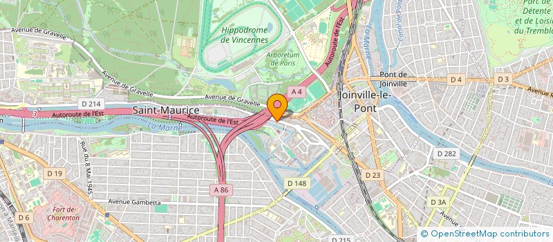 localisation de l'entreprise AMS INVEST à SAINT-MAURICE