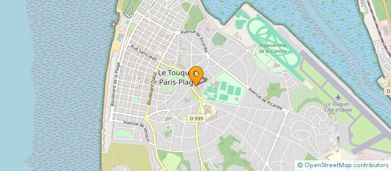 localisation de l'entreprise AMS INVESTISSEMENT à LE TOUQUET-PARIS-PLAGE