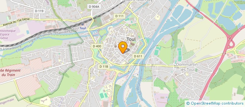 localisation de l'entreprise AMS INVESTISSEMENT  TOUL