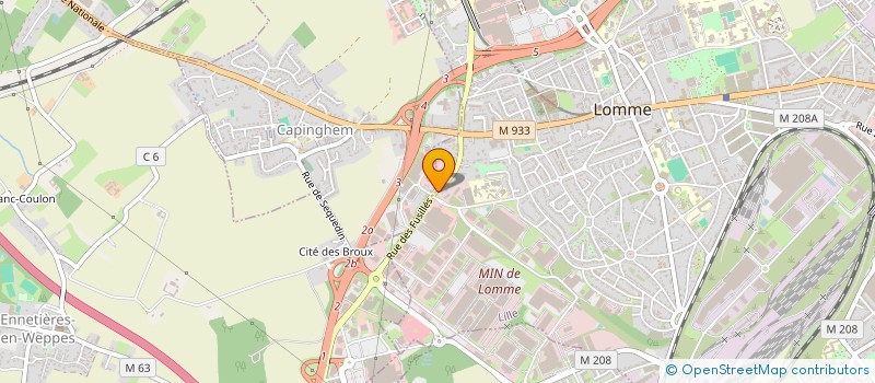 localisation de l'entreprise AMS-LOMME  CAPINGHEM