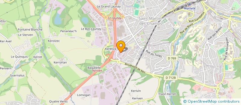 localisation de l'entreprise AMS-MORLAIX à SAINT-MARTIN-DES-CHAMPS