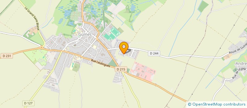 localisation de l'entreprise AMS OPALE NAVETTE  GUINES