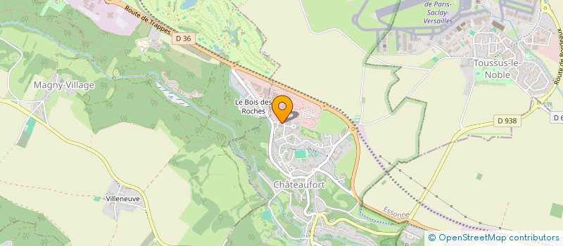 localisation de l'entreprise AMS PARIS  CHATEAUFORT