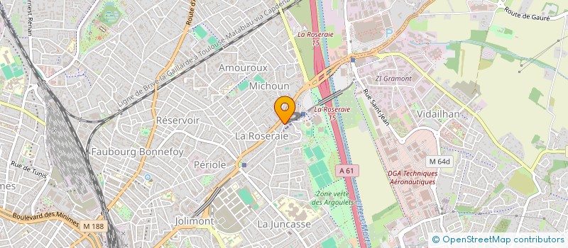 localisation de l'entreprise AMS PATRIMOINE à TOULOUSE