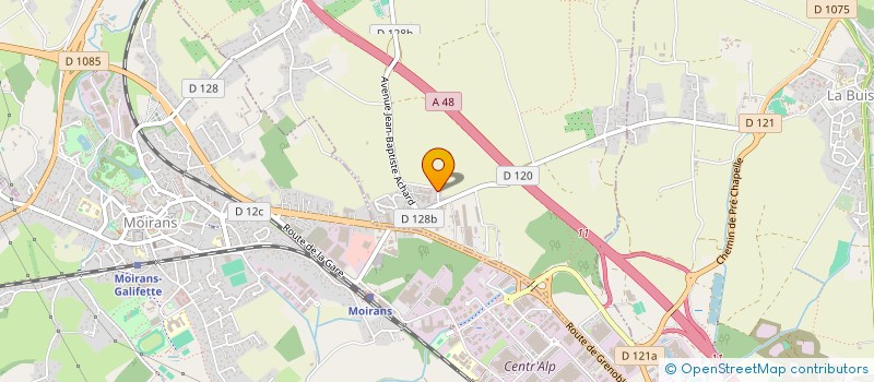 localisation de l'entreprise AMS PLOMBERIE  SAINT-JEAN-DE-MOIRANS