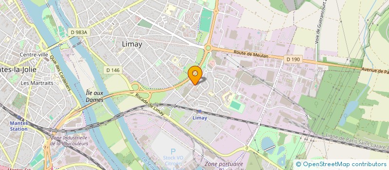 localisation de l'entreprise AMS PRO SECUR  LIMAY