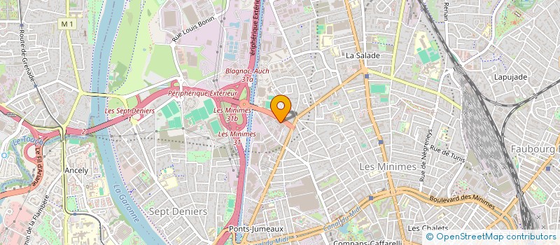 localisation de l'entreprise AMS PURPAN à TOULOUSE
