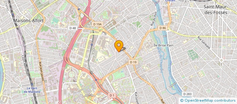 localisation de l'entreprise AMS RENOVA à CRETEIL