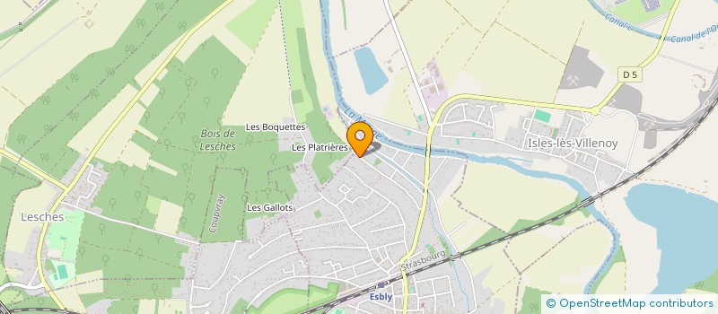 localisation de l'entreprise AMS RENOVERA77 à ESBLY