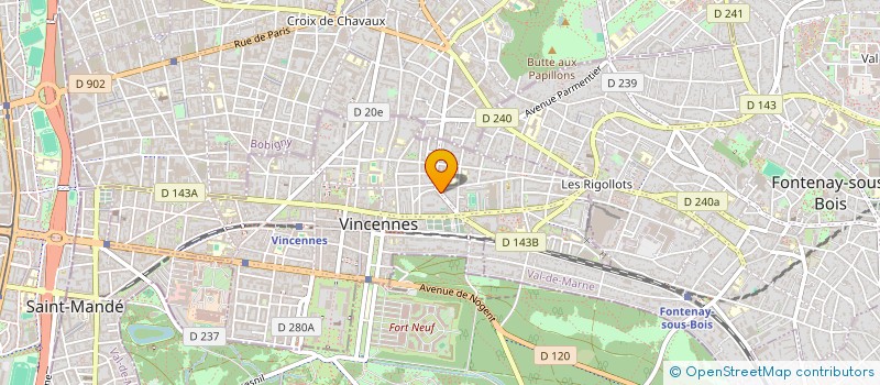 localisation de l'entreprise AMS REPUBLIQUE à VINCENNES