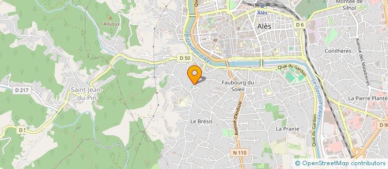 localisation de l'entreprise AMS RESTAURATION  ALES