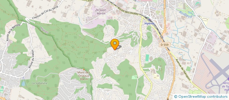 localisation de l'entreprise AMS SAS SEREYH à HYERES