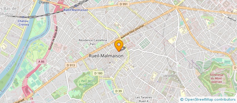 localisation de l'entreprise AMS SERVICES à RUEIL-MALMAISON