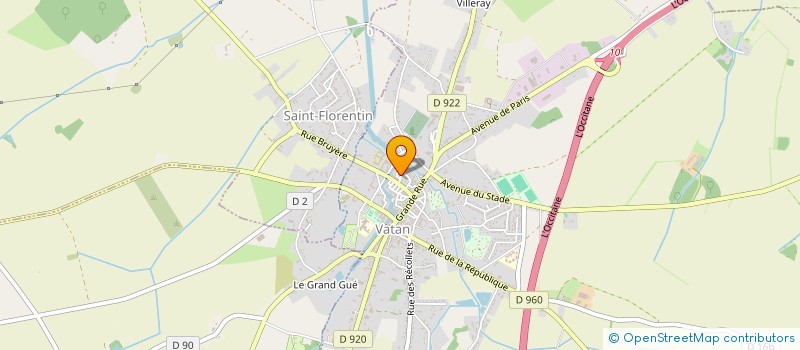 localisation de l'entreprise AMS SERVICES à VATAN