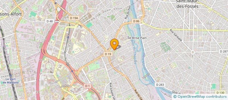 localisation de l'entreprise AMS SHOP  CRETEIL