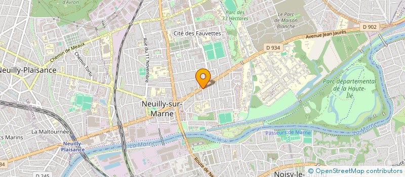 localisation de l'entreprise AMS TEK à NEUILLY-SUR-MARNE