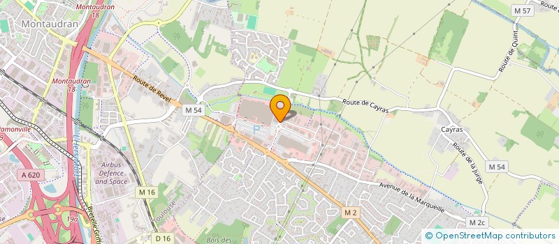 localisation de l'entreprise AMS-TOULOUSE ST ORENS à ST ORENS DE GAMEVILLE