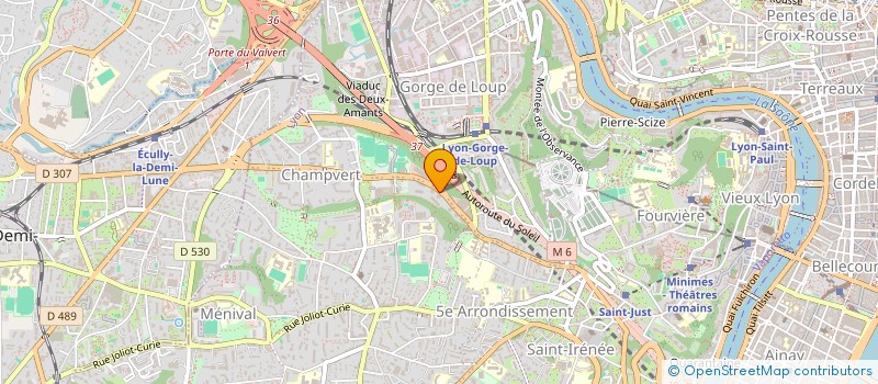 localisation de l'entreprise AMS TRANSPORT à LYON